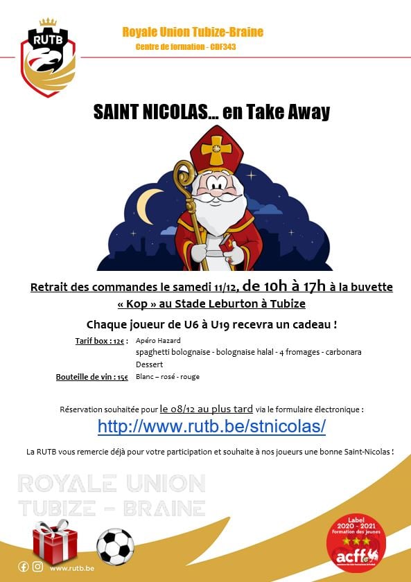 Affiche Saint Nicolas...Take Away.